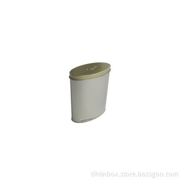 oval tin, oval box, perfume tin